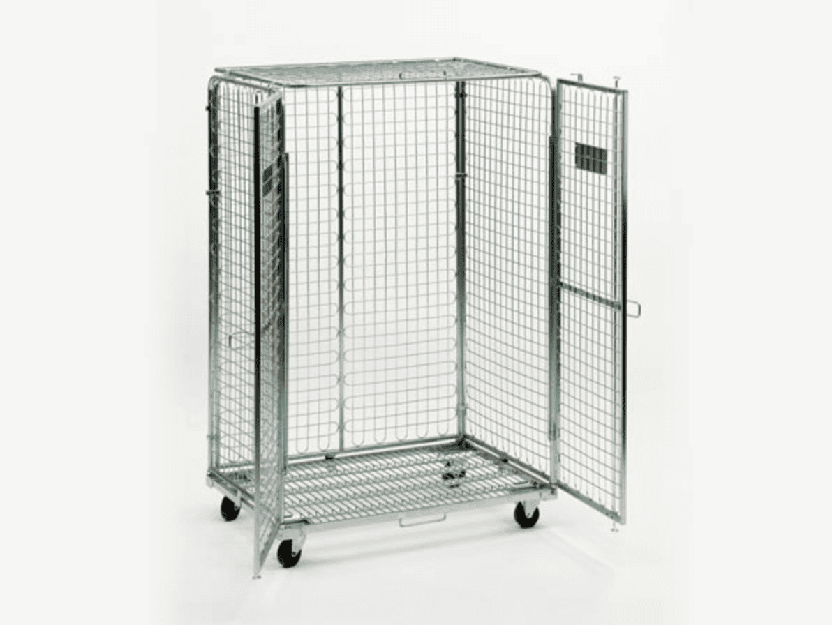 Roll container de seguridad para uso logístico