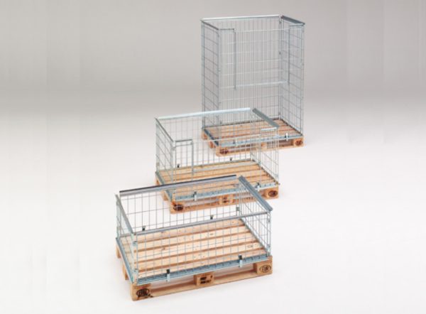 Contenedor plegable industrial con capacidad de 1000 kg