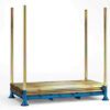 Rack apilable para palets en almacén industrial