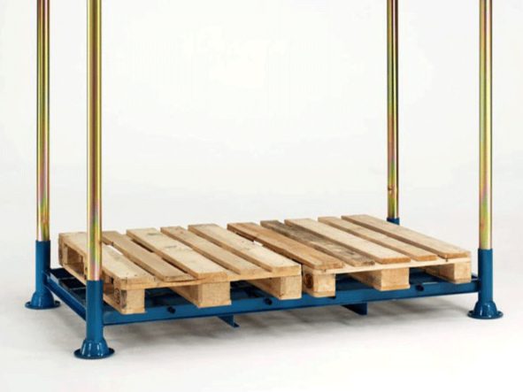 Contenedor rack apilable tipo manurack para palets
