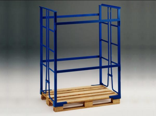 Contenedor Modelo B-2 metálico para almacenamiento industrial