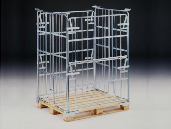 Contenedor Modelo B-4 metálico para almacenamiento industrial