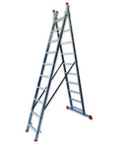 Escalera transformable doble Serie TR2 de aluminio