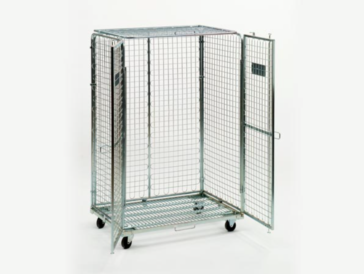 Roll container de seguridad para uso logístico